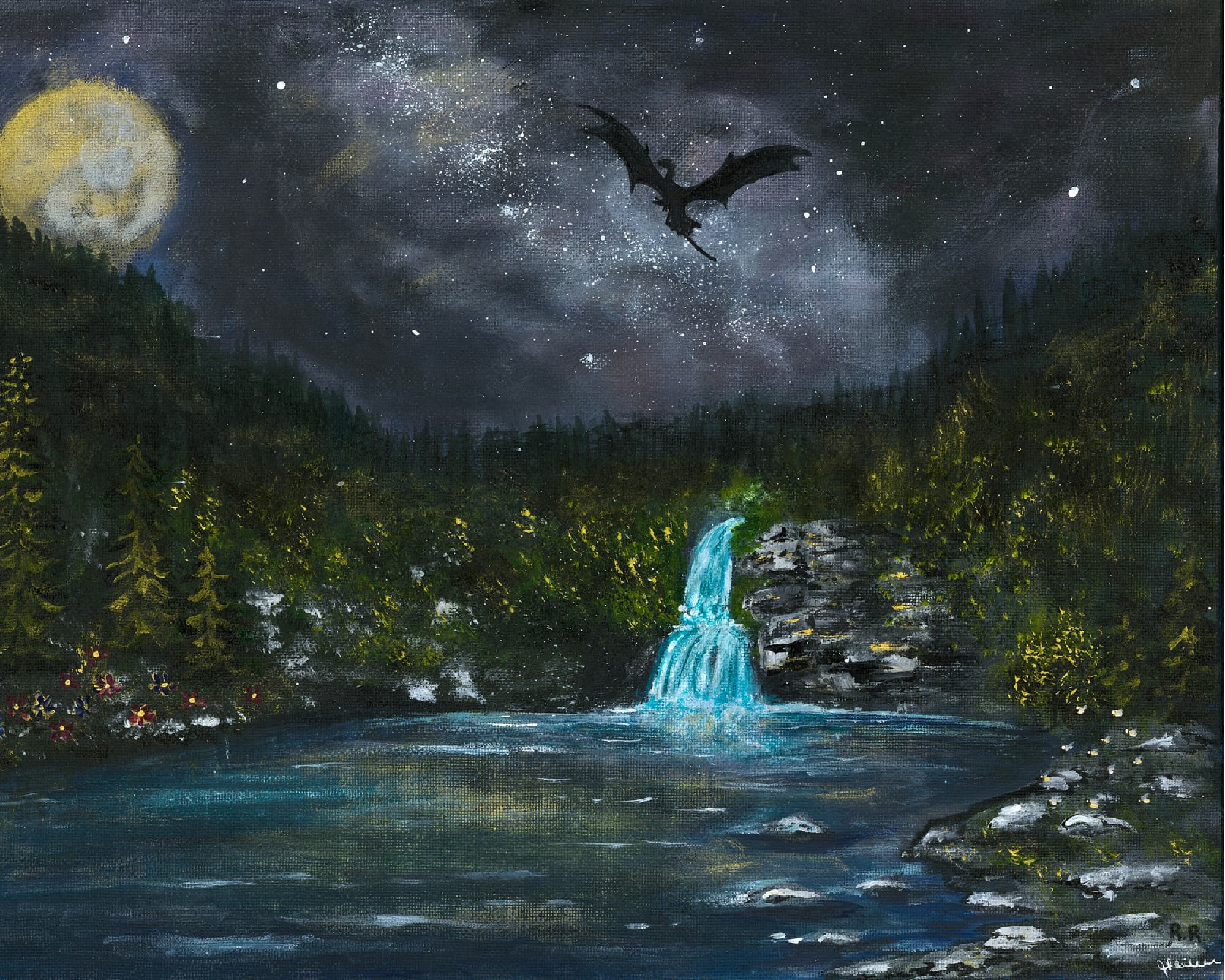 Undying Lands Waterfall