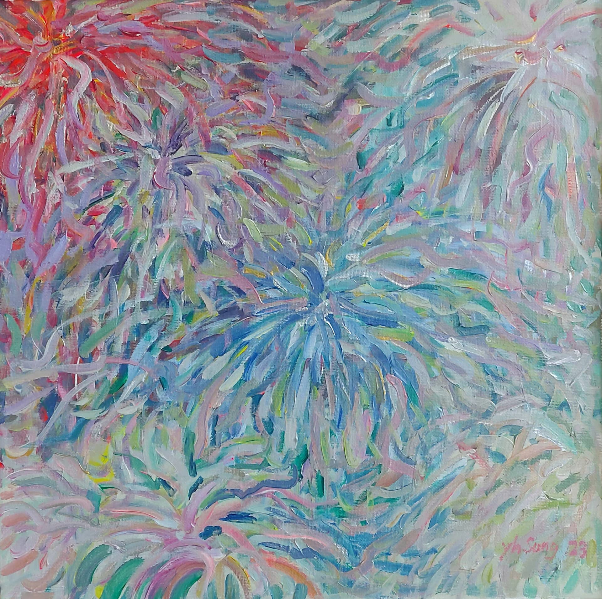 Fireworks in Daylight